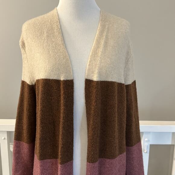 Madewell Kent Striped Cardigan Sweater in Coziest Yarn Size XS EUC - Picture 3 of 11